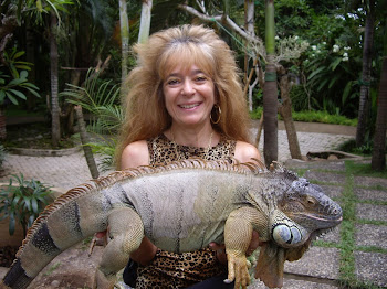 GIANT LOCAL IGUANA--WILDLIFE PARK IN BALI