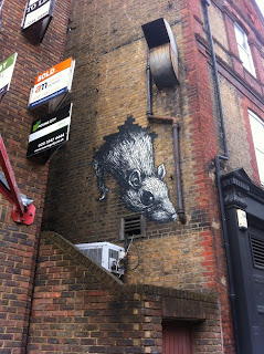 Street art, New Goulston Street, Spitalfields, London E1 