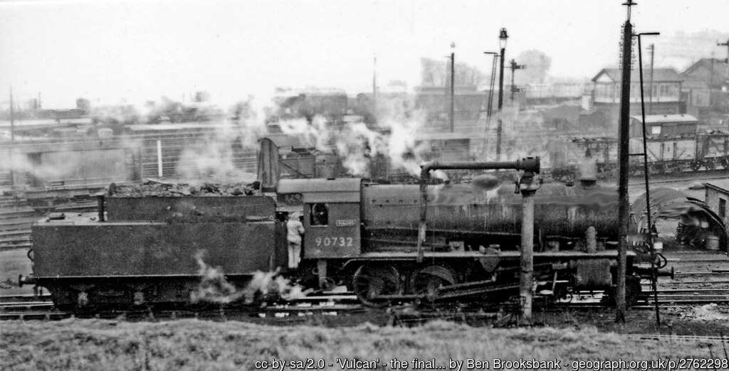 Liberal England Market Harborough shed photographed in 1959
