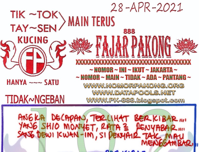 Info Prediksi Pk888 Hari Ini Syair Pk888