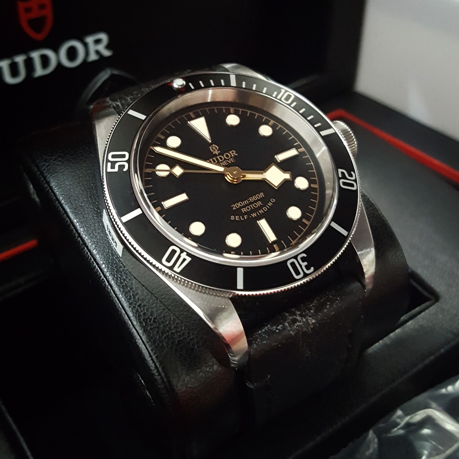 Watch Temptation Jual Beli Jam Tangan Second Arloji Mewah Bekas Original Sold Preowned Tudor Blackbay Heritage Black Bezel 2016