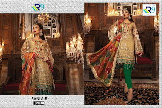 R9 Designer Sania b Pakistani Suits wholesaler