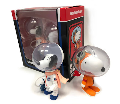 San Diego Comic-Con 2018 Exclusive Astronaut Snoopy Vinyl Figure 2 Pack by Medicom Toy x Peanuts