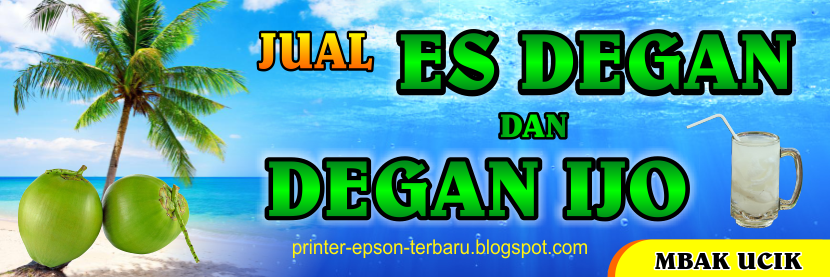 Desain Spanduk Es Degan Cdr
