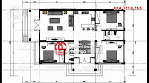 Mẫu nhà cấp 4 nông thôn có 3 phòng ngủ đẹp diện tích 120m2 - Mã số BT1017 - Ảnh 2