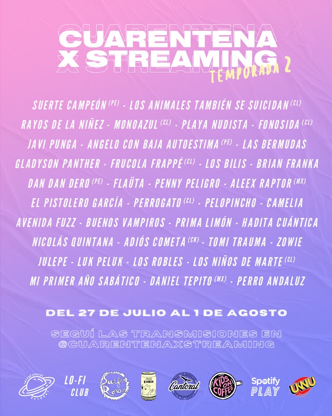 ‘Cuarentena x Streaming’: la nueva generación de música independiente latinoamericana reunida en un festival 