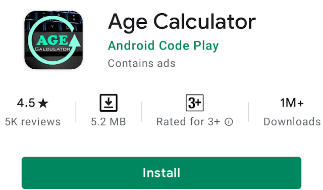 Age Calculator: know your total age how may Years, Months, Weeks, Days, Hours, Minuts, Second etc