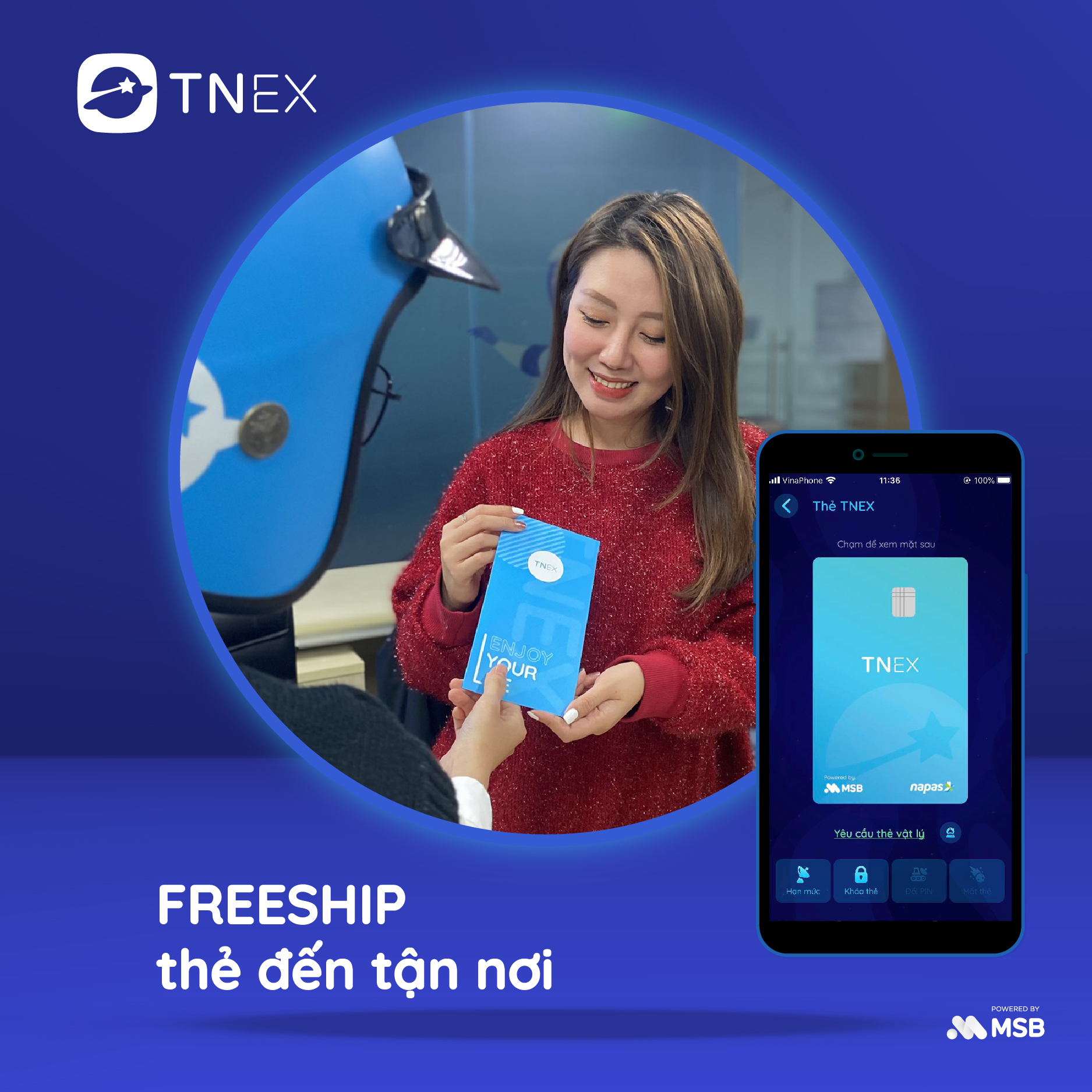 TNEX - Thẻ ngân hàng hoàn toàn mới