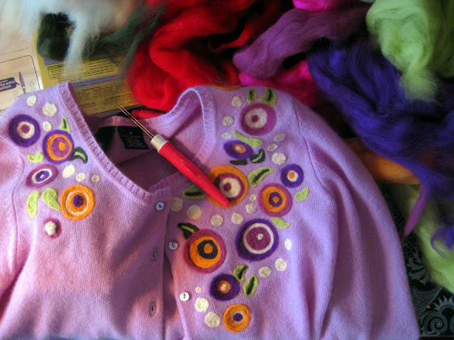 Cassie Stephens: Sweater Weather! Top Ten Fave Needle Felted Sweaters