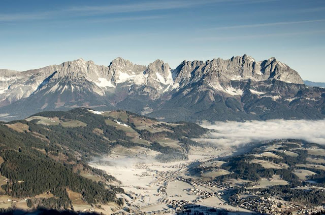 Herbstaufnahme vom Kaisergebirge