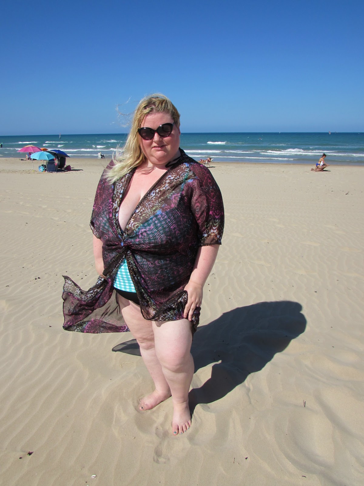 bbw at the beach