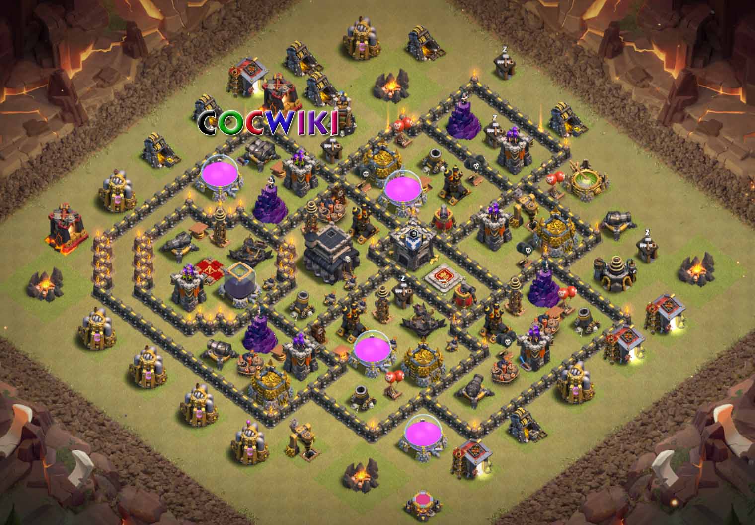 clash of clans all town halls