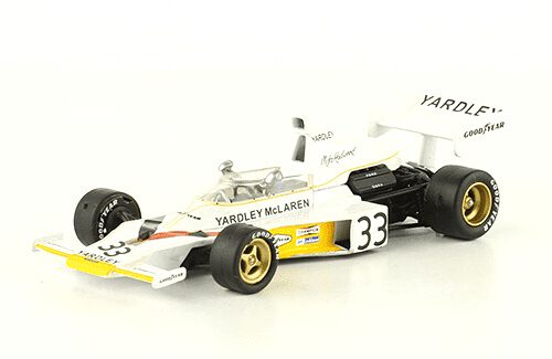 McLaren M23 1974 Mike Hailwood 1:43 formula 1 auto collection panini