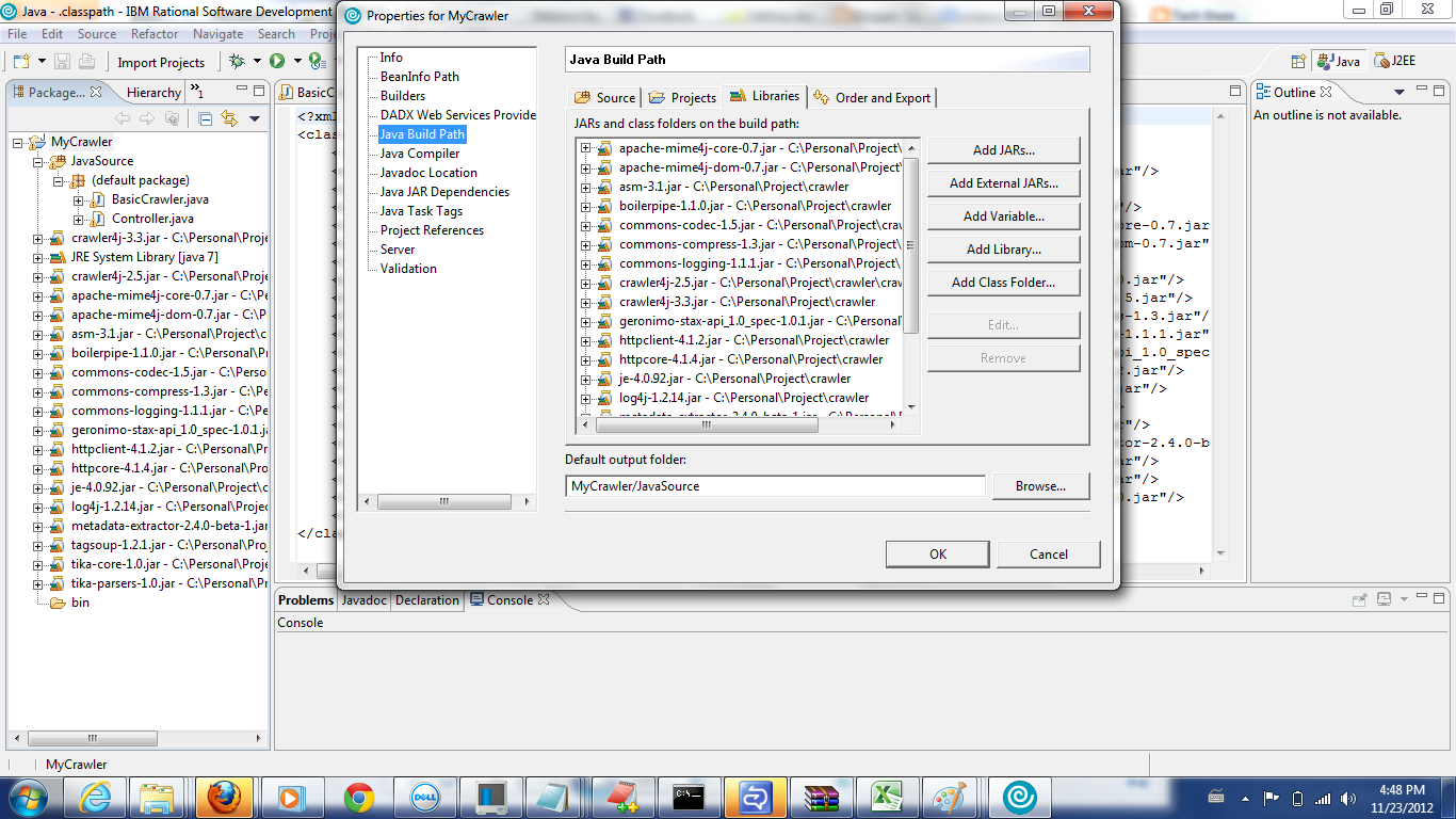 Eclipse Java Build Path Problem Missing Required Library – NFFO