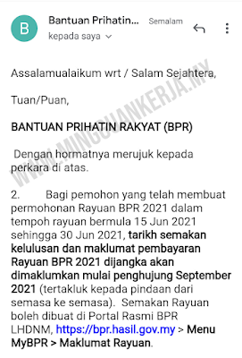 Semak status rayuan bpr