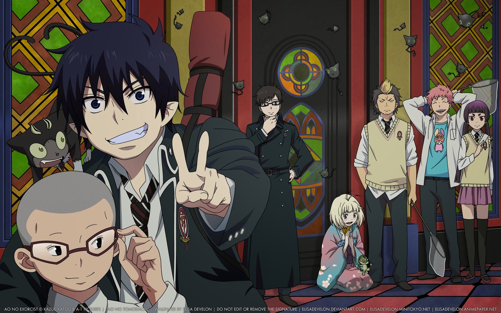AO NO EXORCIST OPENING Y ENDING | mi mundo otaku kawaii