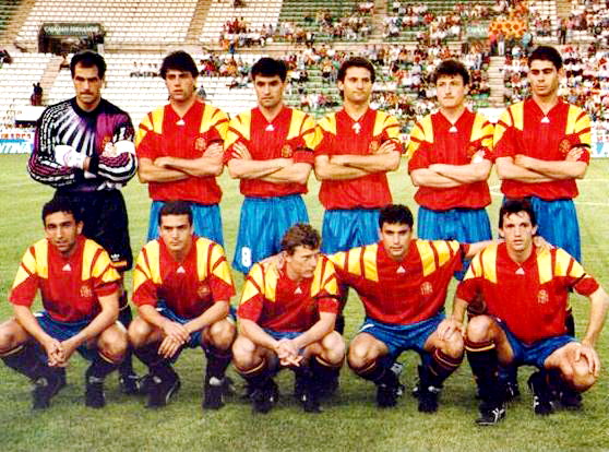 SELECCIÓN DE ESPAÑA contra Selección de Albania Mundial 1994