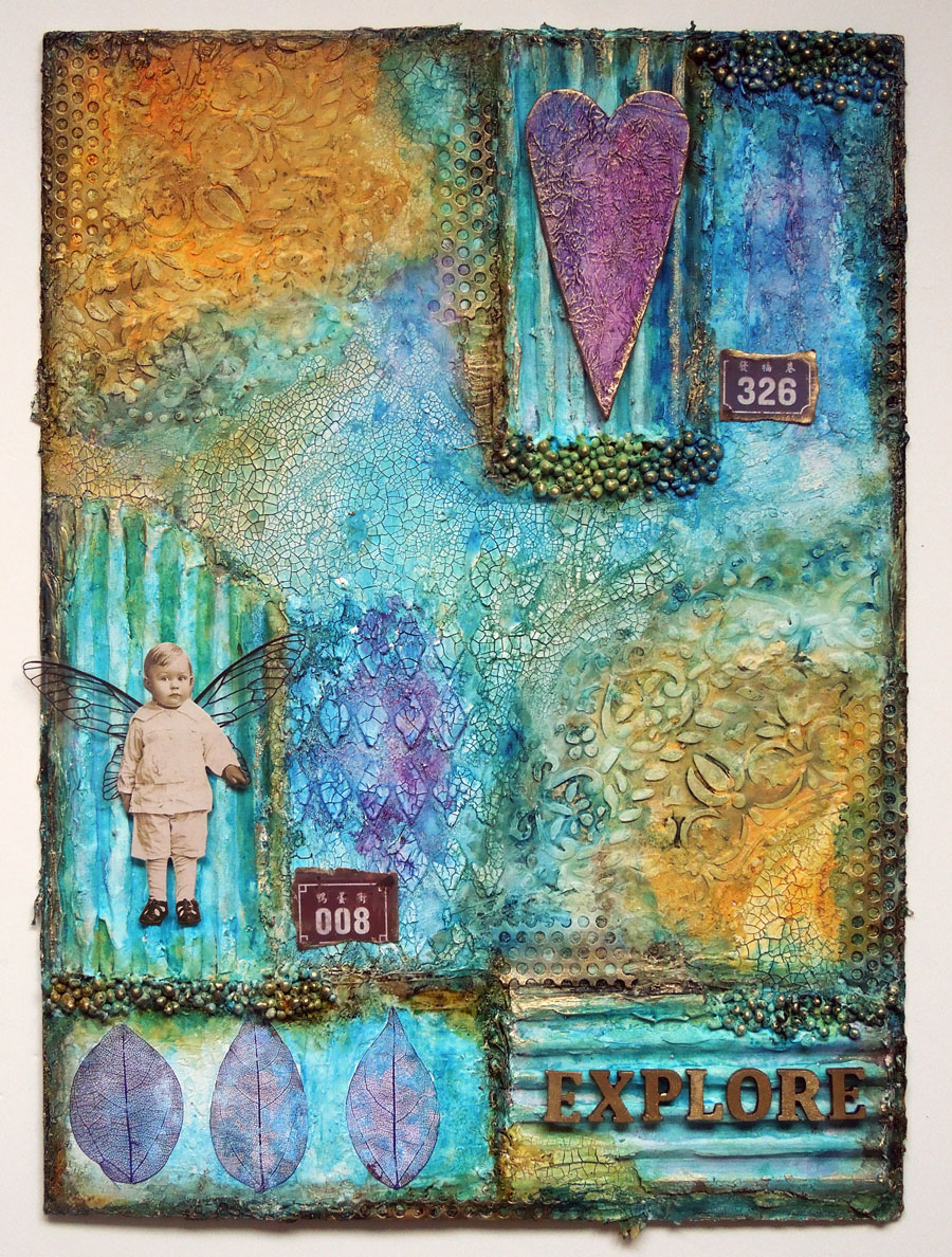 Inky Dinky Doodle WOYWW 615 Change of plans TH paper dolls and