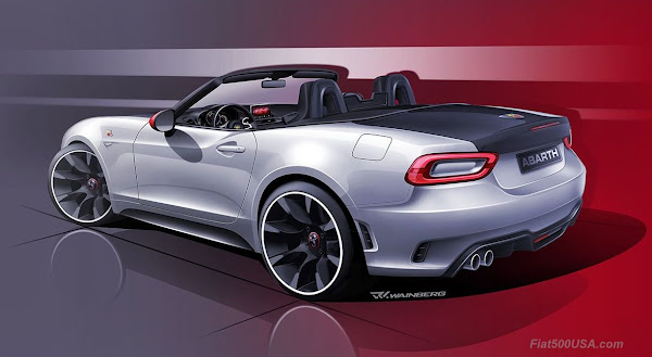 Fiat Spider Record Monza Exhaust Coming