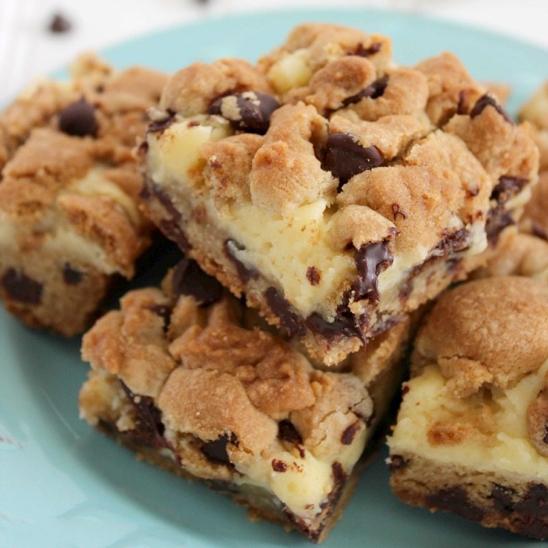Chocolate Chip Cookie Cheesecake Bars Recipes Mom