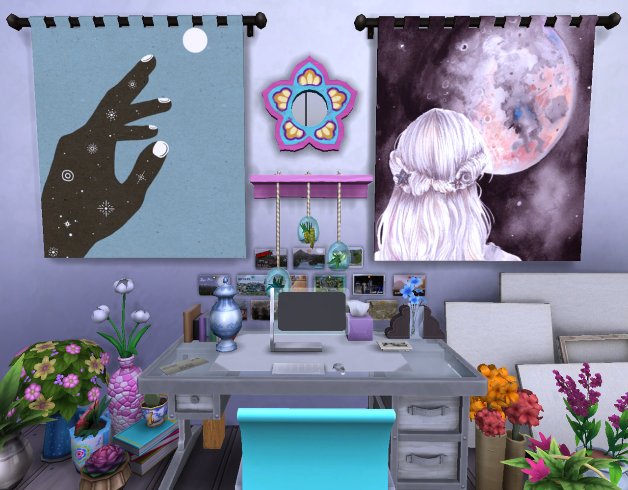 Sims 4 CC's The Best Tapestries by SimmingWithFloaties