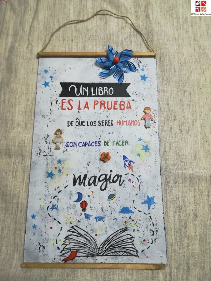 diy cartel con mensaje