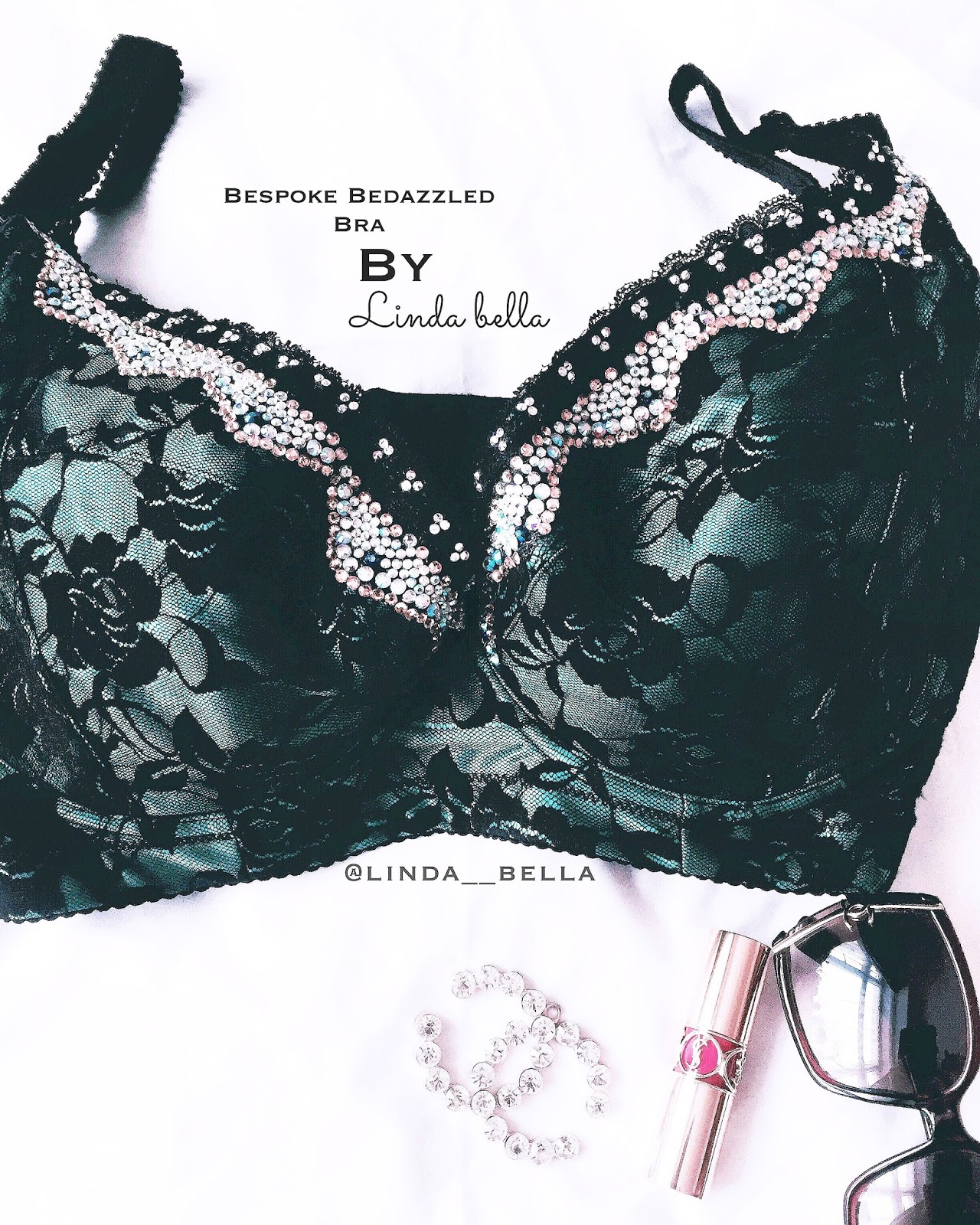FASHION : Sneak Preview Of My Bespoke Bedazzled Bra Design