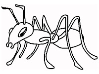 Printable Ants Coloring Pages