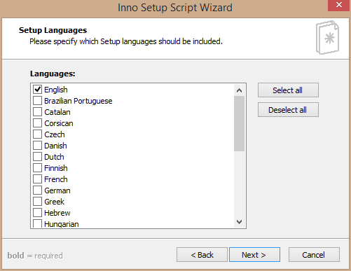 ALL I KNOW: Inno Setup