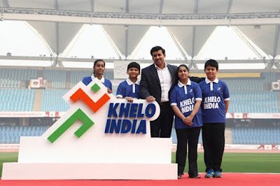 Khelo India logo launched by Sports Minister Rathore
