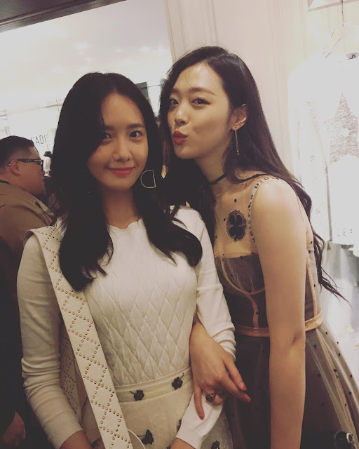 Snsd Yoona And Sulli At Dior S Event Wonderful Generation