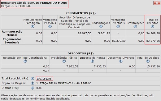 Resultado de imagem para holeriteo sergio moro