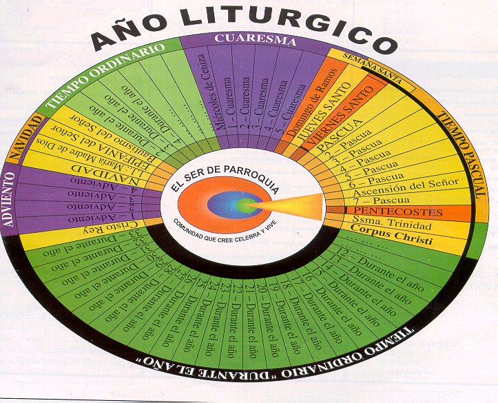 Calendario Litúrgico 2019: Imágenes para Imprimir