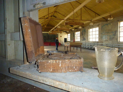 Record player from the recreation room of the White Bay Power Station, photographed by industrial heritage artist Jane Bennett