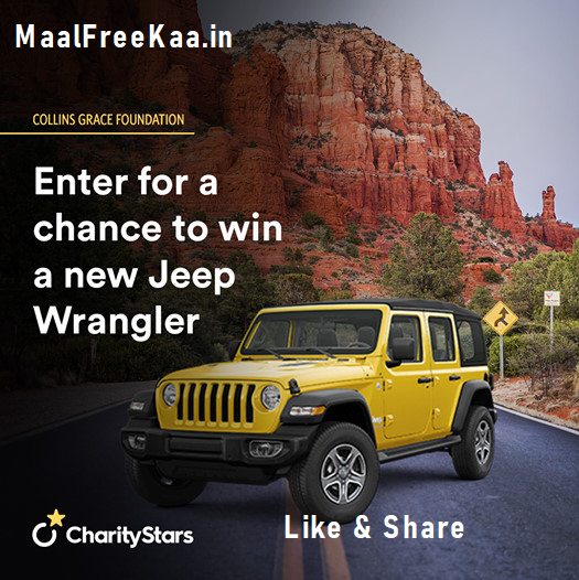 Charity Stars Win Free Jeep Wrangler - Giveaways Deals Spin Lucky Win  Freebie - 2023