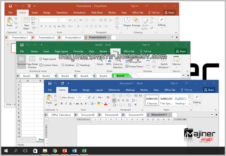Office Tabs, Software Gratis Untuk Menambahi Fitur Tabs Di Microsoft Office  - Mister Tekno