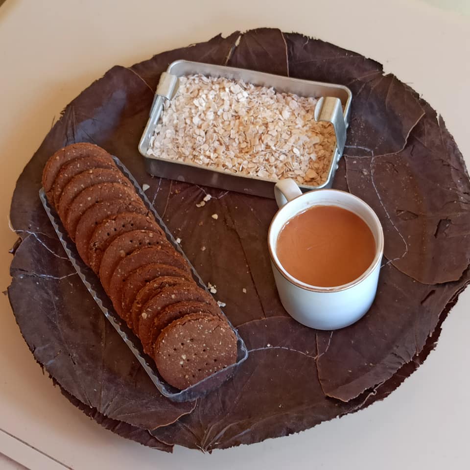 Easy Chocolate Digestives in Airfryer [Cookies Without Parchment Paper