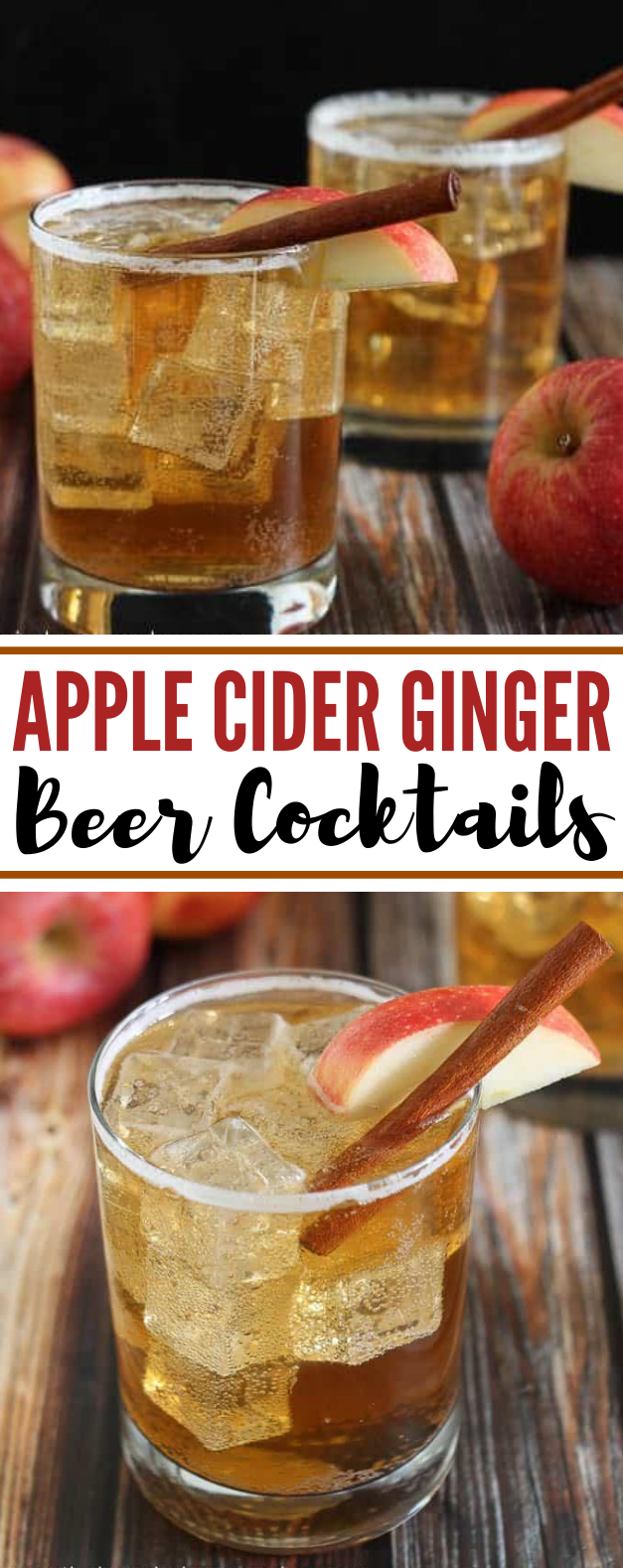 APPLE CIDER GINGER BEER COCKTAIL drinks vodka