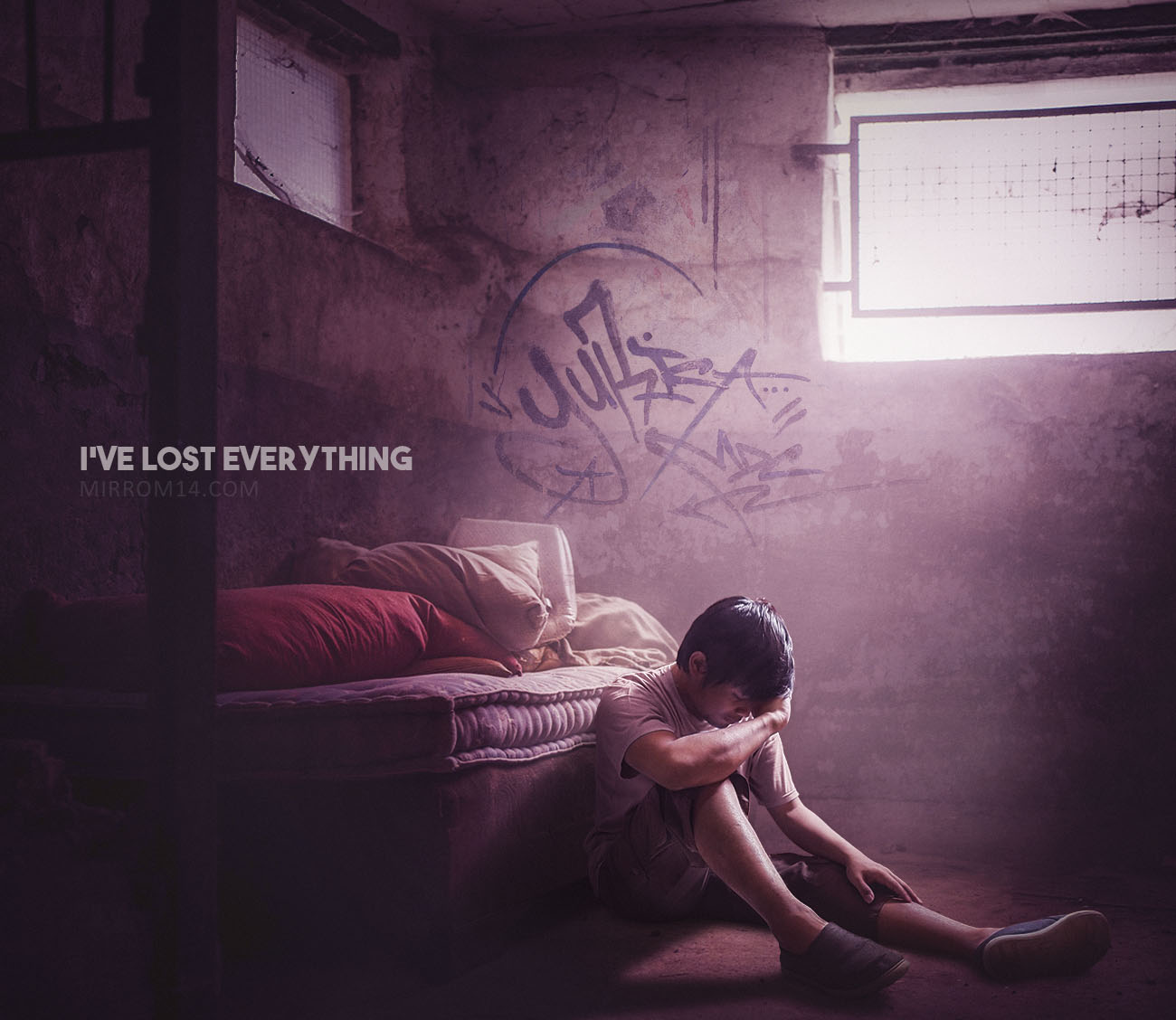 Photo Manipulation Soft Light Color Effects - I've Lost Everything