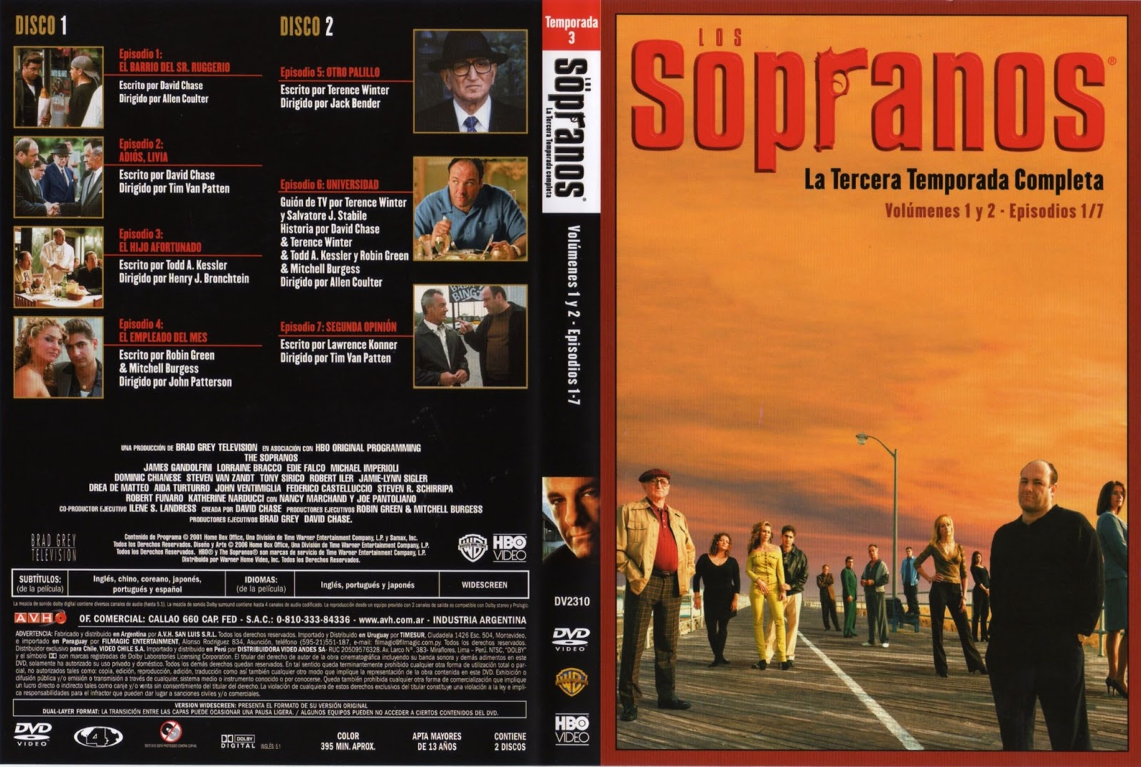 ESTRENOS EN BLU RAY LOS SOPRANOS TERCERA TEMPORADA