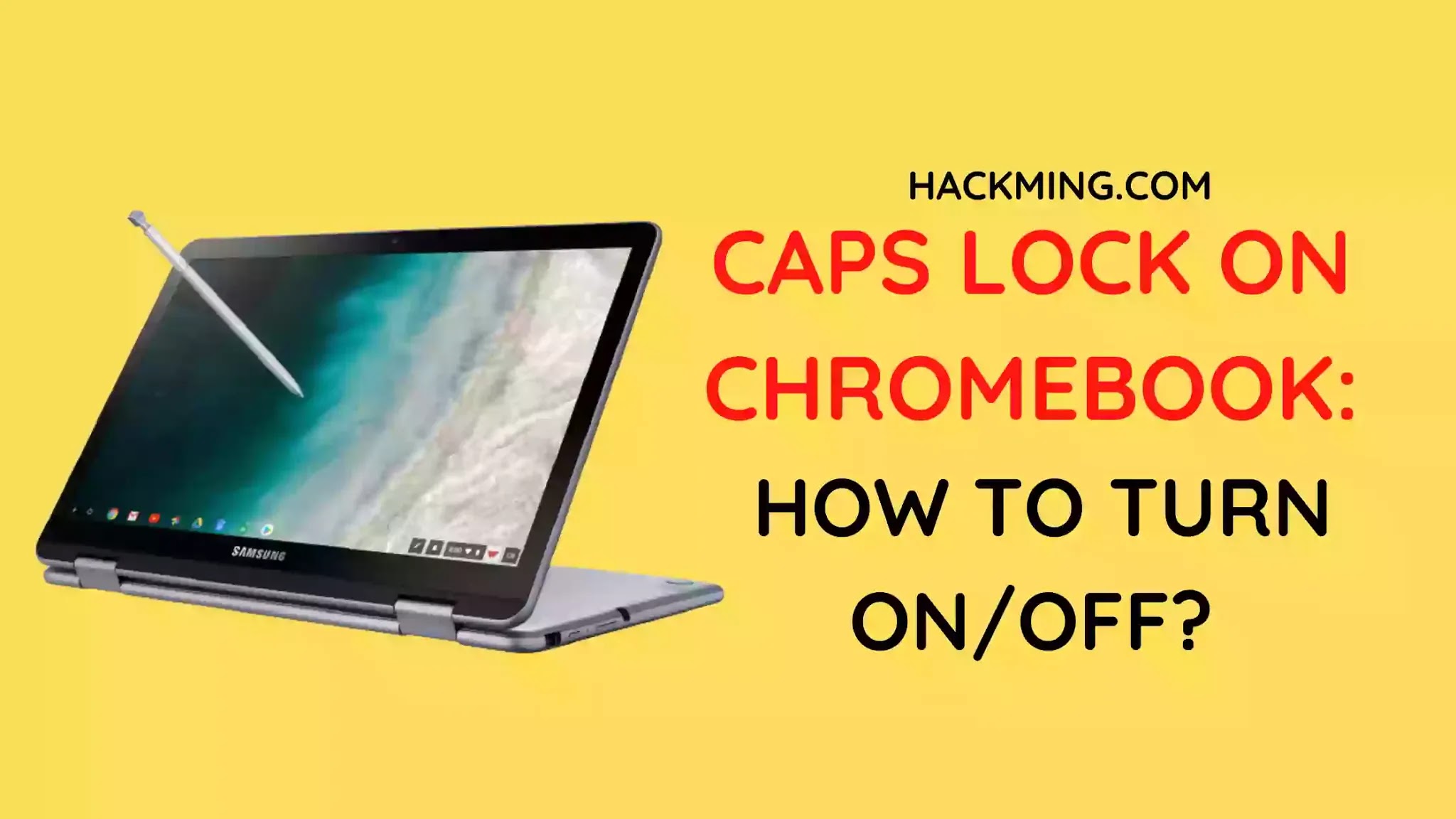 Caps Lock on Chromebook: How to turn On/Off