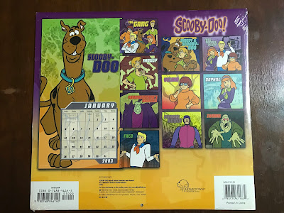 ScoobyAddict's Blog: My Scooby Stuff - Day 239 - 2003 Wall Calendar