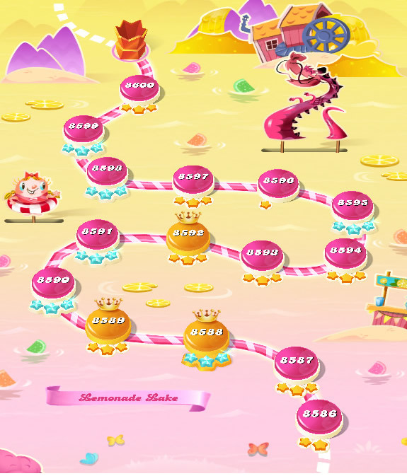 Candy Crush Saga level 8586-8600 Candy Crush Saga level 8586-8600