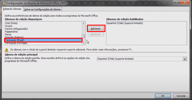 Como Traduzir Office 2007