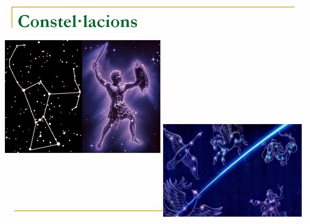 El projecte de l'univers de 1rA. : Les constel·lacions