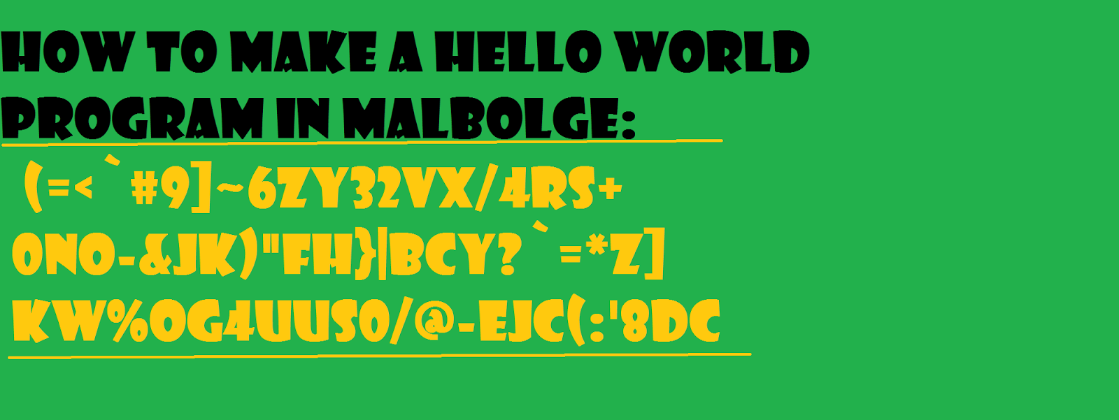 Images of Malbolge - JapaneseClass.jp
