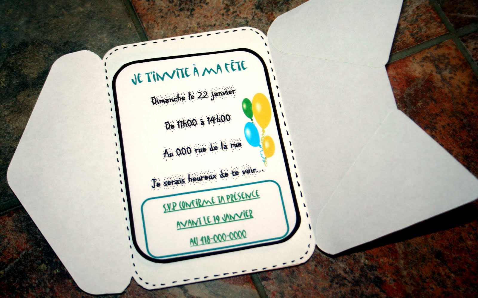 Magenta: Créer vos propres invitations / Create your own invitations