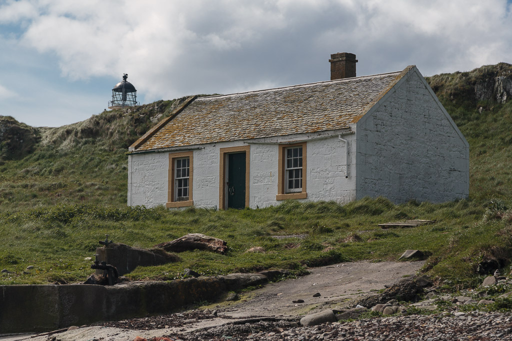 Sea kayaking with Pladda lighthouse, a lighthouse