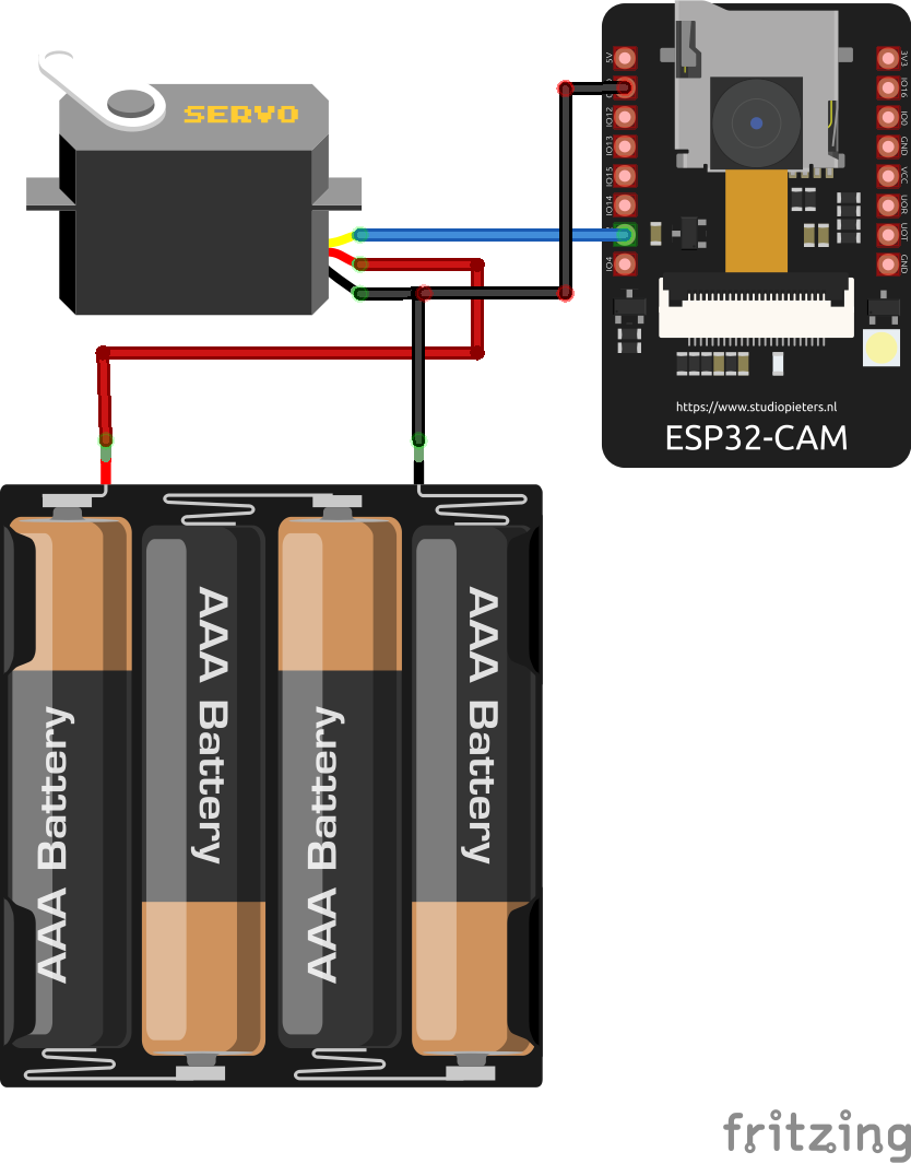 Électronique en amateur Mouvement panoramique avec ESP32CAM et