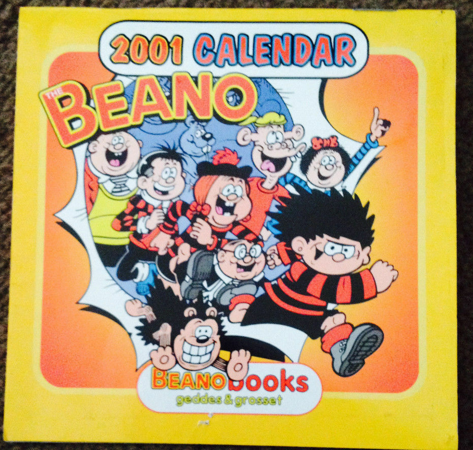 Boys Adventure Comics UPDATED Beano and Dandy calendars